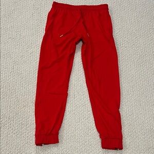 Red Women's Jogger Pants